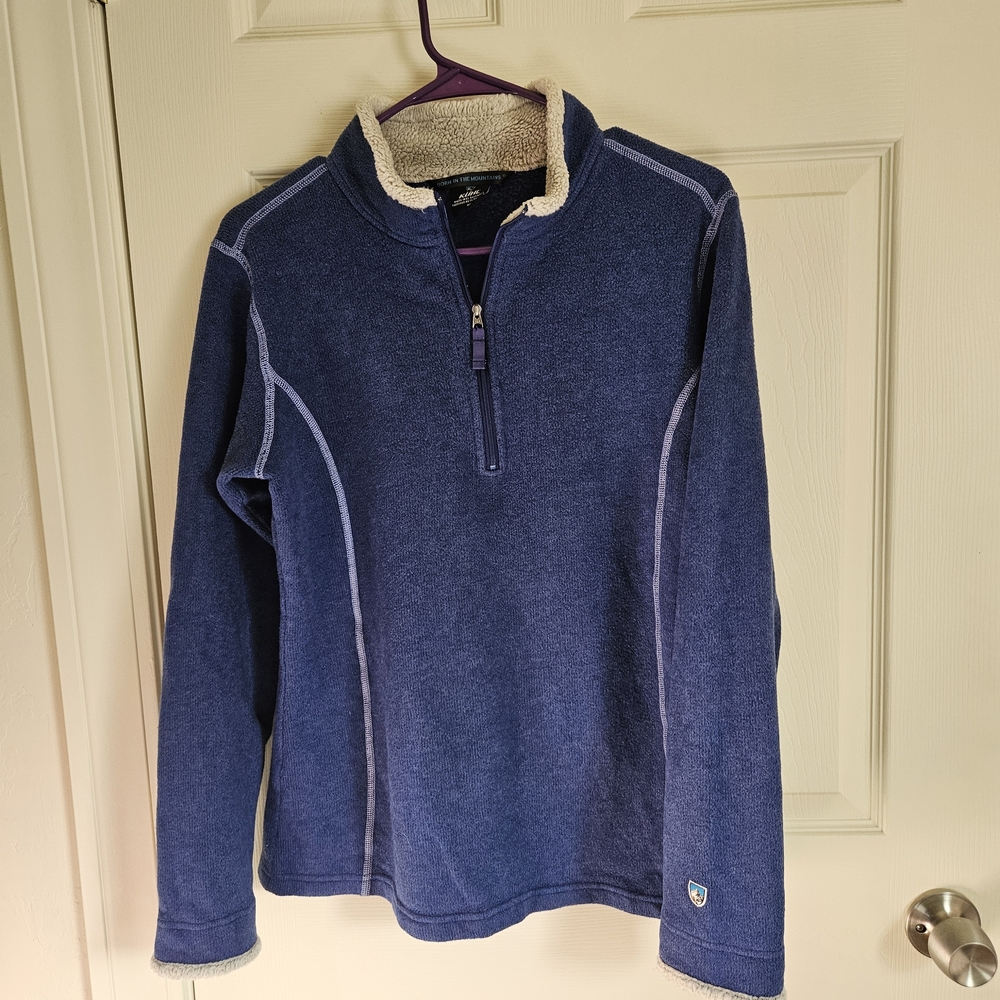 Kuhl Blue Quarter-Zip Women's Sweater